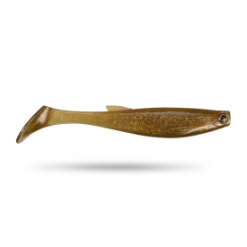 Scout Shad 9cm (5-pack) - Motoroil Gold UV