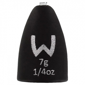 Westin Add-It Tungsten Bullet Weights Matte Black (3-pack) - 7g