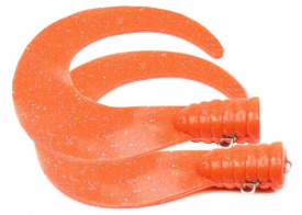 SvartZonker Big Tail (2-pack) - Real Fluo Hot Red