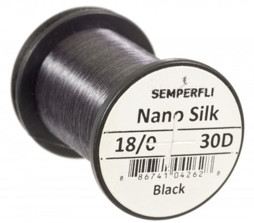 Semperfli Nano Silk 18/0 30D i gruppen Krok & Småplock / Flugbindning / Flugbindningsmaterial / Bindtråd hos Sportfiskeprylar.se (nano-ultra-blkr)