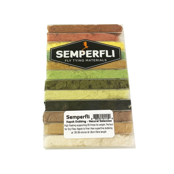 Semperfli Kapok Dry Fly Dubbing Dispenser i gruppen Krok & Småplock / Flugbindning / Flugbindningsmaterial / Dubbing hos Sportfiskeprylar.se (sem-011150)