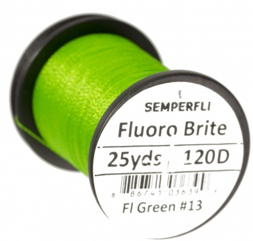 Semperfli Fluoro Brite i gruppen Krok & Småplock / Flugbindning / Flugbindningsmaterial / Bindtråd hos Sportfiskeprylar.se (sem-glo-grr)