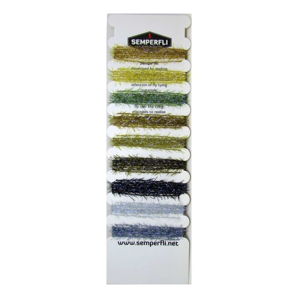 Semperfli Straggle String Mixed Pack - Naturals Collection i gruppen Krok & Småplock / Flugbindning / Flugbindningsmaterial / Garn & Chenille hos Sportfiskeprylar.se (sem-straggle-mix-nat)