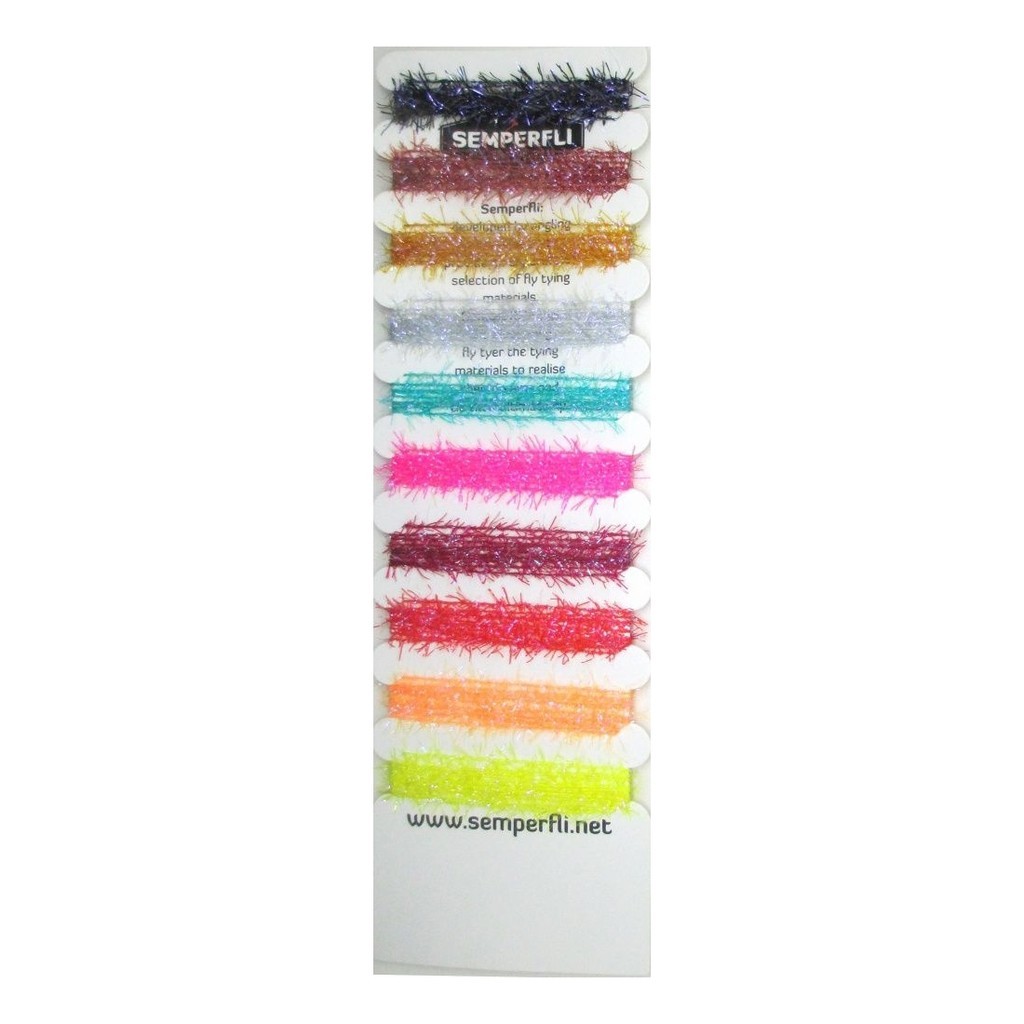 Semperfli Straggle String Mixed Pack - Standard Collection i gruppen Krok & Småplock / Flugbindning / Flugbindningsmaterial / Garn & Chenille hos Sportfiskeprylar.se (sem-straggle-mix-std)