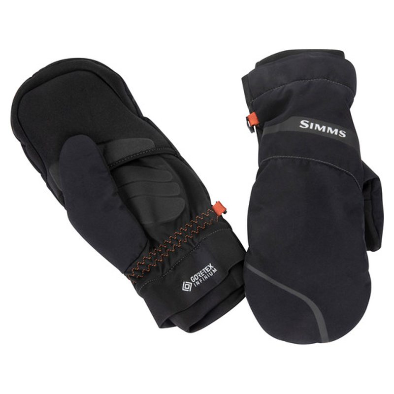 Simms Gore-Tex Infinium F/O Mitt Black | Sportfiskeprylar.se