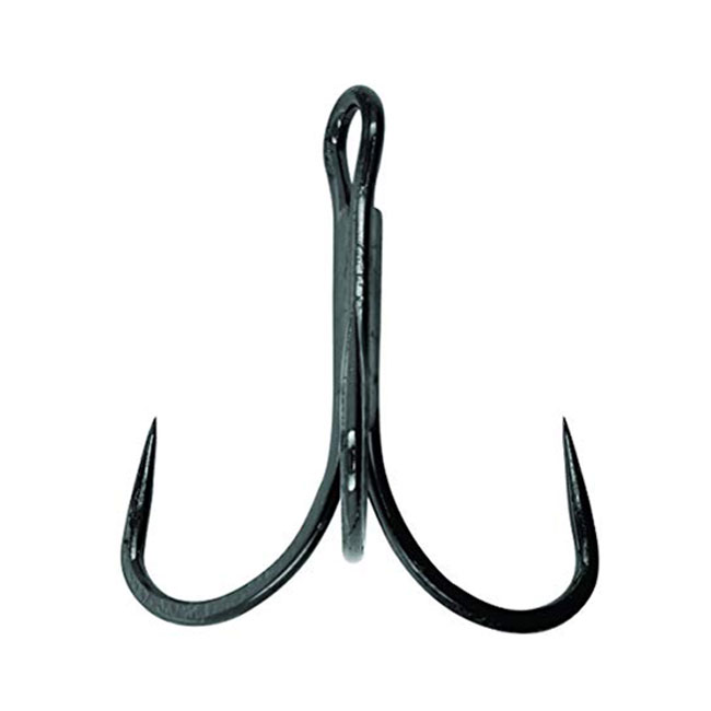 18 Mustad Kvd-elite Round-bend 1x Treble Hooks Size 2 Tr78np-bn UltraPoint for sale online