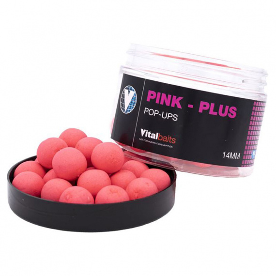 Vital Baits Pop-ups Pink-Plus 50g
