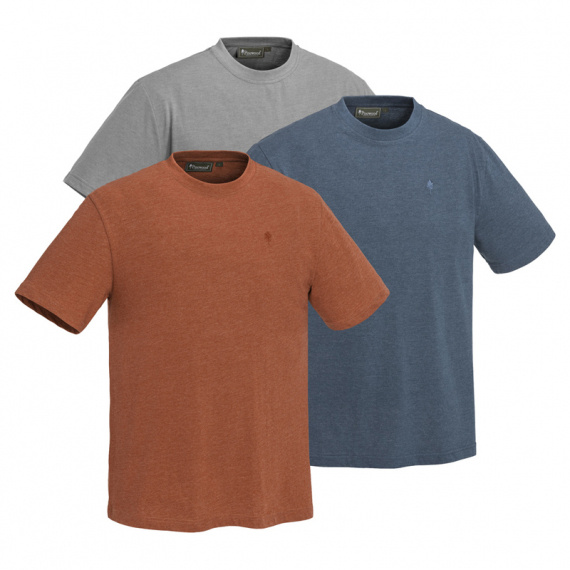 Pinewood 3-pack T-Shirt L.Grey/Terrac/D.Dive