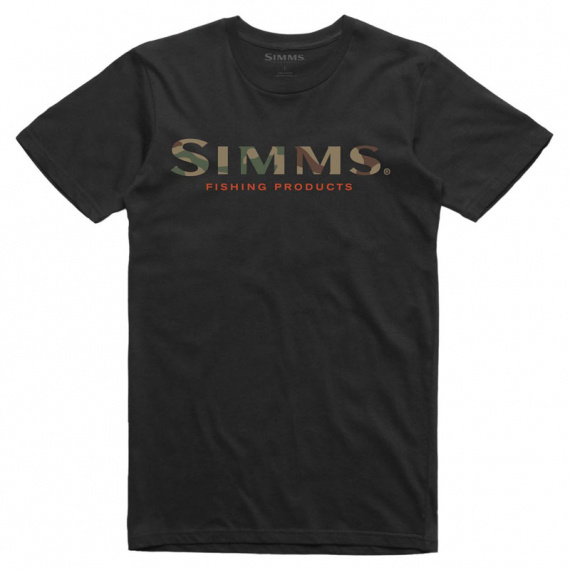 Simms Logo T-Shirt Black