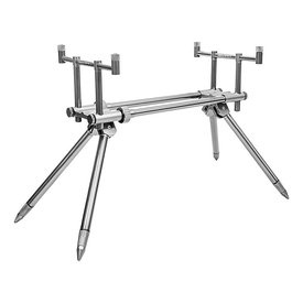 Delphin Rod Pod RPX Stalk Silver - Double Buzz Bar
