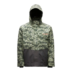 Grundéns Downrigger Gore-Tex Jacket Refraction Camo Green/Anchor