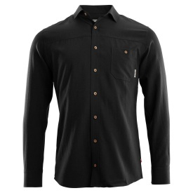 Aclima Wool Woven Wool Shirt Men Jet Black M