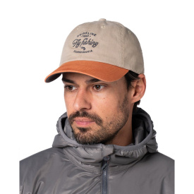 Guideline Fly Fishing Cap - Khaki/Pumpkin