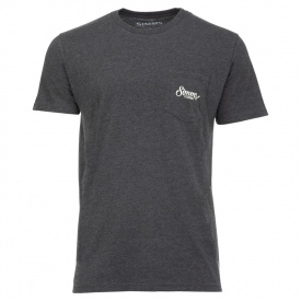 Simms Two Tone Pocket Tee Charcoal Heather
