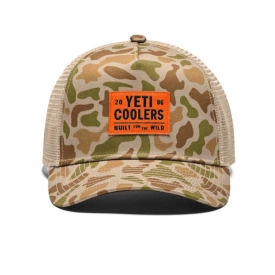 Yeti Coolers Camo Trucker Hat