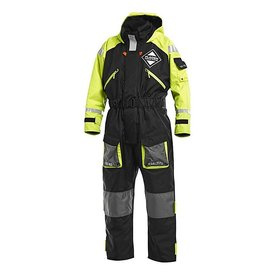 Fladen Flytoverall 845XY svart/gul