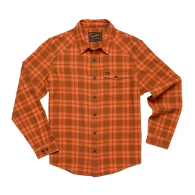 Howler Bro's La Grange Lightweight Flannel Cohen Plaid Pumpkin