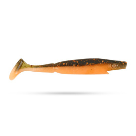 Piglet Shad, 8,5cm, 4g (8-pack) - Black Pumpkin