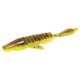 Pigster Gecko Ned, 8,5cm, 2,5g (4-pack) - Brown Chartreuse Flake
