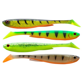 Daiwa Prorex Slim Shad Y 13,5cm (4-pack) - Flash Color Set