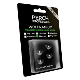 Perch Professor Wolframium Tungsten Cheburashka Sinker Silver - 4g (4-pack)