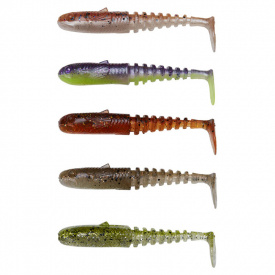Savage Gear Gobster Shad 11.5cm 16g (5-Pack) - Clear Water Mix