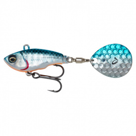 Savage Gear Fat Tail Spin 6,5cm, 16g Sinking - Blue Silver