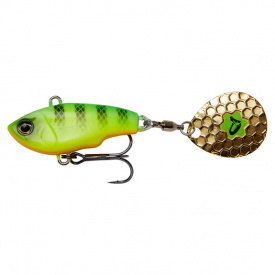 Savage Gear Fat Tail Spin (Shallow) 6,5cm, 12.5g Sinking - Firetiger