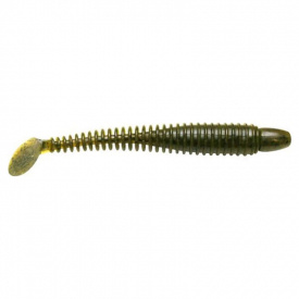 Swimming Ribster 10cm, Green Pumpkin (9-pack)