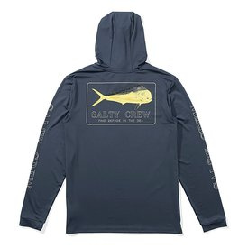 Salty Crew Golden Mahi Hood Sunshirt Blue Fin