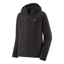 Patagonia M's R1 TechFace Fitz Roy Trout Hoody BLK