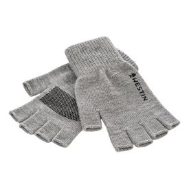 Westin Merino Wool Half Gloves Light Grey Melange