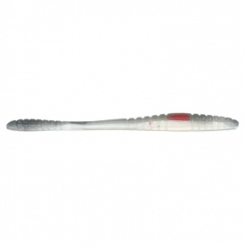 Bite Of Bleak Spawn Worm 10cm (8-pack) - Holographic Smoke Red Dot
