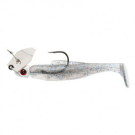 Z-man Diezel Chatterbait 1/4 Oz - Smoky Shad (Silver Blade/Whitehead)