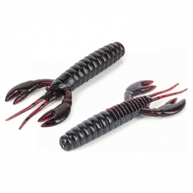 Molix Craw Flex 7,6cm (6-pack) - Dark Red/Black Flake