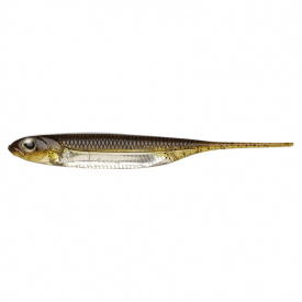 Fish Arrow Flash J 4'' (6-pack) - #01 Green Pumpkin/Silver