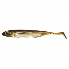 Fish Arrow Flash J Shad 4'' (6-pack) - #01 Green Pumpkin/Silver