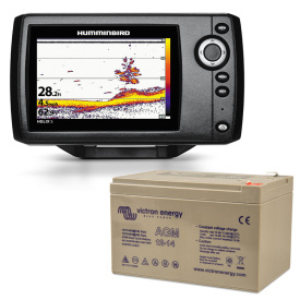 Humminbird Helix 5 Victron 14Ah Battericombo