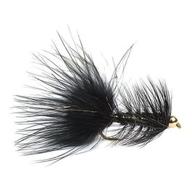 Wolly Bugger Gold Head Svart size 8