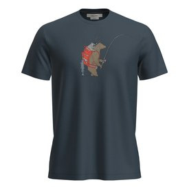 Icebreaker M's Merino 150 Tech Lite SS Tee Bear Catch Abyss - M