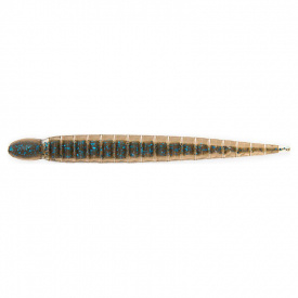 Keitech Custom Leech 7,6cm (10-pack) - Blue Flash Cinnamon