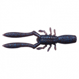 Megabass Honjikomi Bottle Shrimp 3'', 7,6cm (6-pack) - Cinnamon Blue Flake