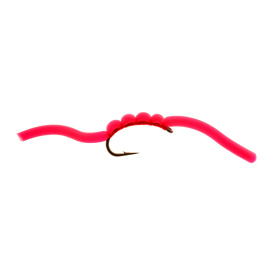 Umpqua Squirmy Wormie - Bloodred #12