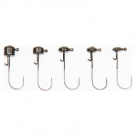 X Zone Ned Rig Head Green Pumpkin 2/0, 3.5g (5-pack)