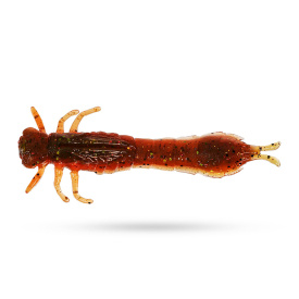 Westin Odonata Ned Creaturebait 6,5cm, 2g (4-Pack) - Motoroil Moss