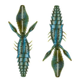 6th Sense Prawn 4,2'' 10,6cm (8-Pack) - Green Pumpkin Blue Swirl