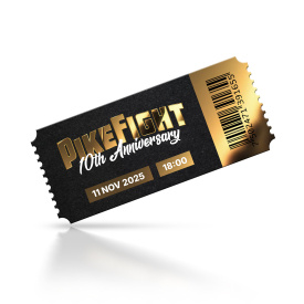 Biljett till biovisning av finalen - PikeFight 2025 (Inkl. mat & dryck)