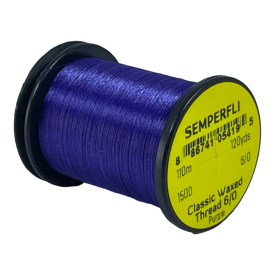 Semperfli Classic Waxed Thread 110m 12/0 - Purple