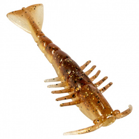 Z-Man Salty Ned Shrimpz 6,3cm (6-pack) - Rootbeer Gold