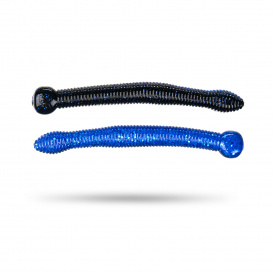 Scout Ned Worm 8,5cm (8-pack) - Black & Blue UV
